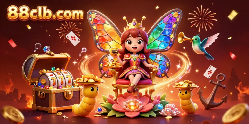 Experience thrilling gameplay and vibrant features at 88clb-com with dazzling butterfly queen and gaming treasures.