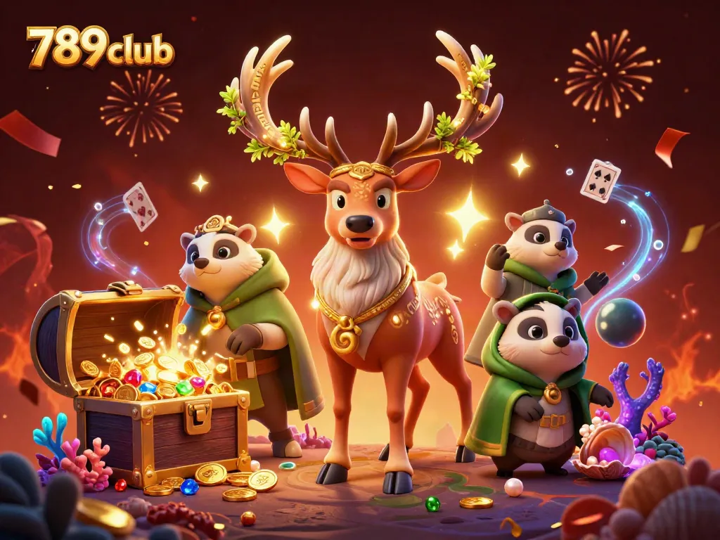 Experience the excitement of 789club with a vibrant casino scene featuring enchanting characters.