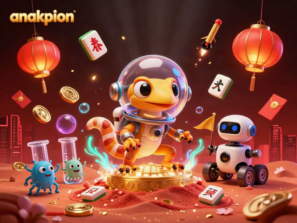 Anakpion Casino: Join a Martian gecko's adventure finding a hidden casino with exciting gaming elements.