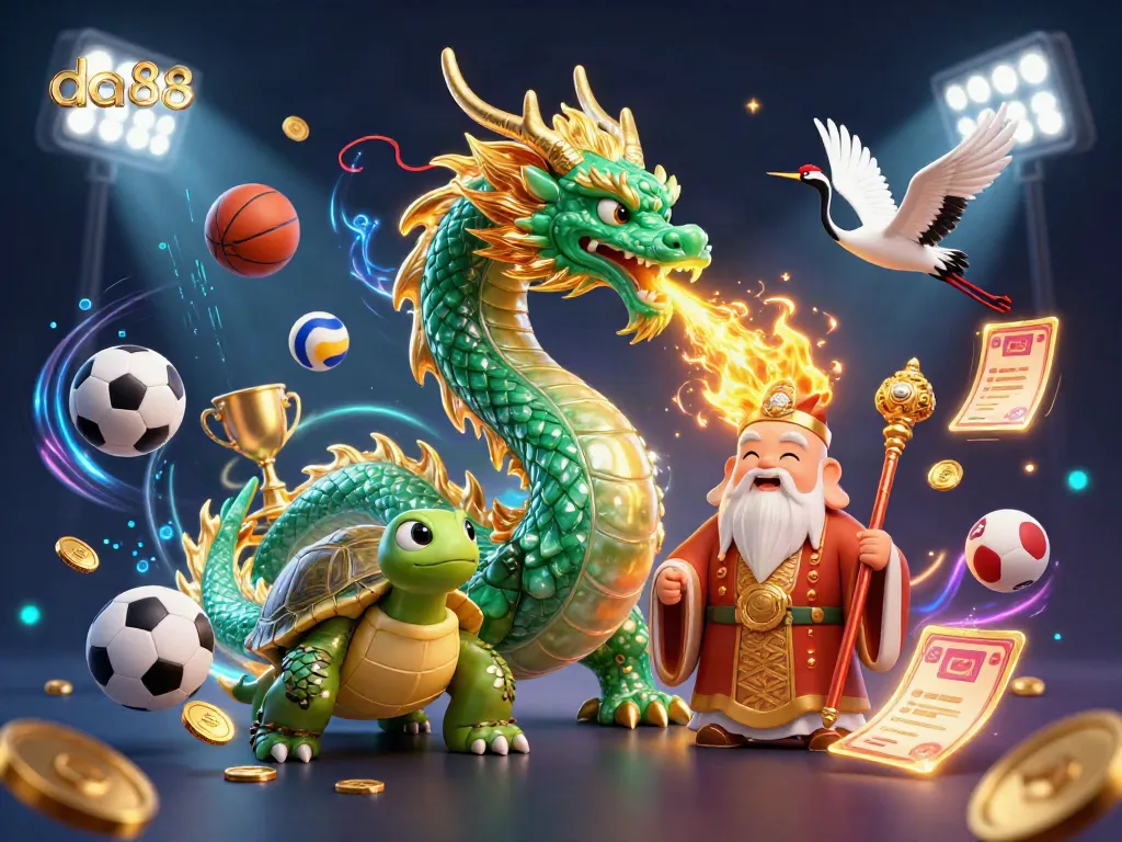 Engage in thrilling online betting at da88 with dynamic dragon and colorful game elements.