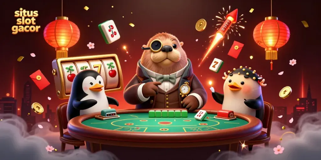Situs slot gacor: Experience thrilling underwater poker with vibrant slot reels and charismatic characters.