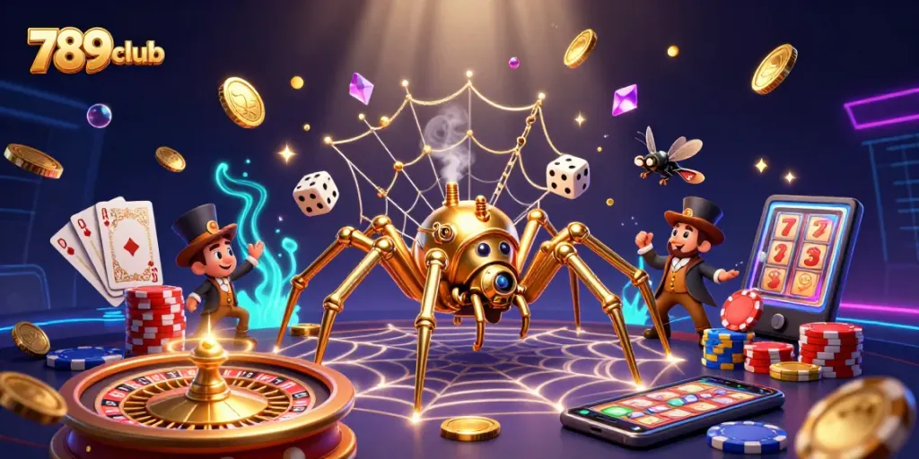 Experience thrilling wins at 789club with dynamic 3D casino visuals and vibrant game elements.