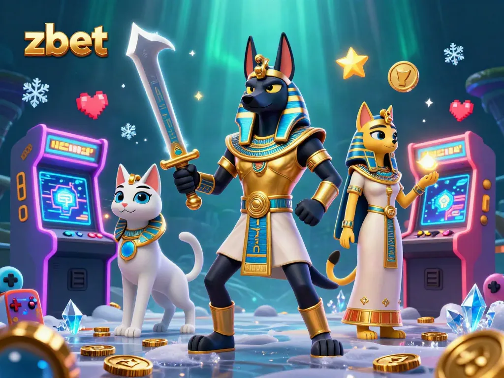 Experience exciting wins at zbet with dynamic gaming elements, Egyptian warriors, and modern casino aesthetics.