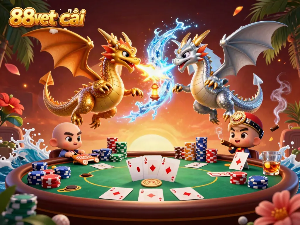 Experience thrilling gameplay with 88vbet nhà cái featuring dynamic 3D dragons and poker elements.