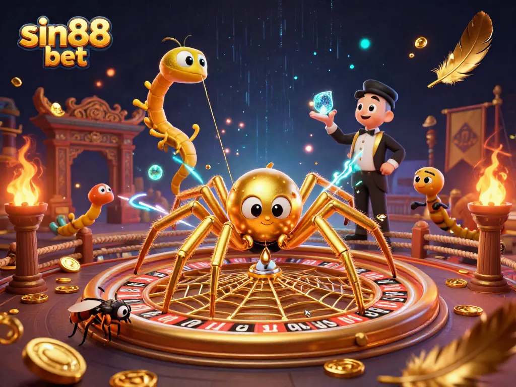 Experience the thrill of betting with sin88 bet in an exciting 3D casino scene.