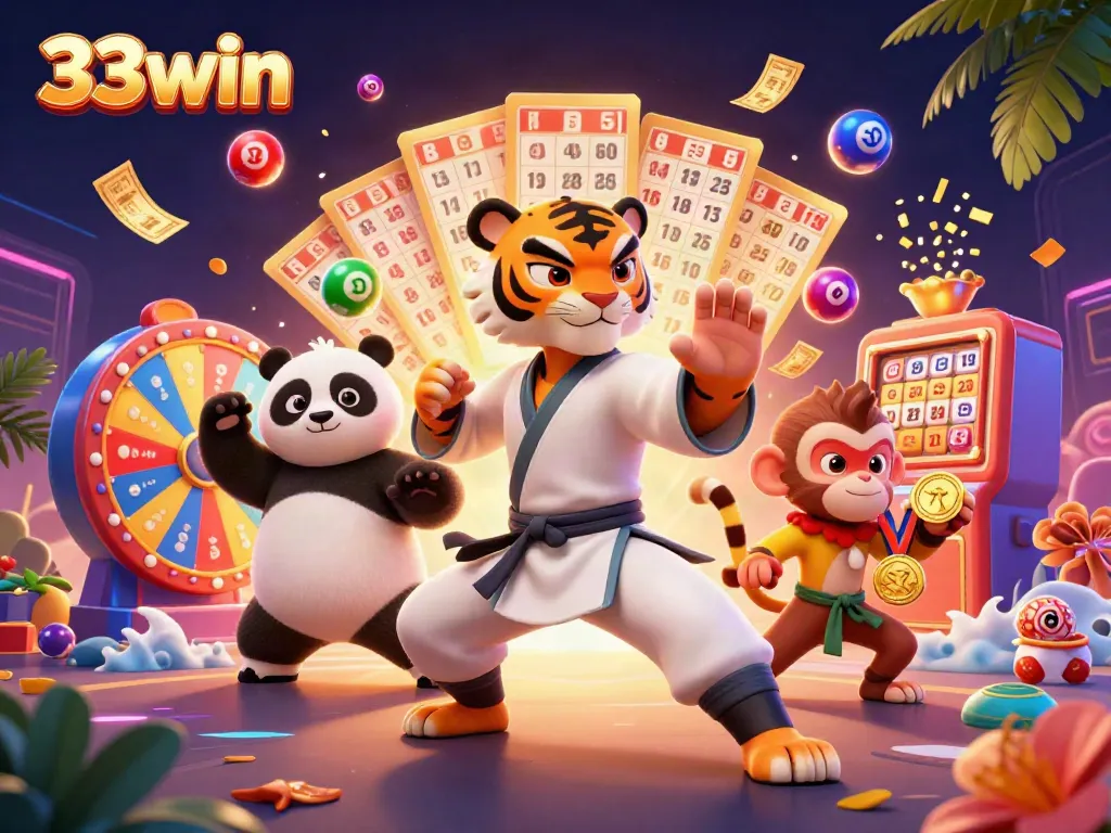 Experience the thrilling excitement of the 33win gaming scene with vibrant lottery elements.