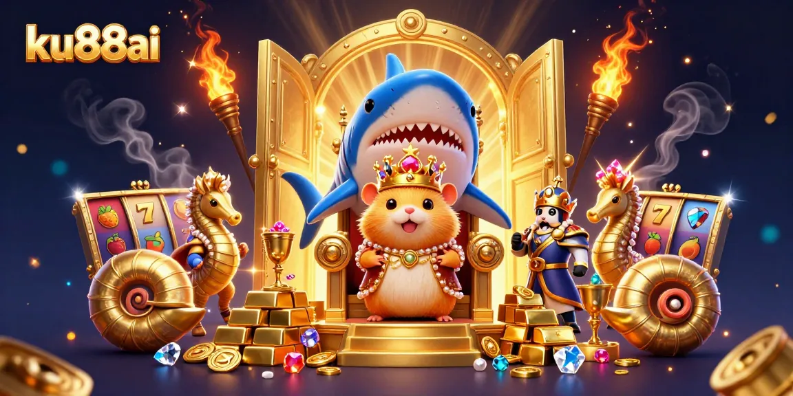 Bet on a grand adventure with ku88ai's fierce king and golden treasures!