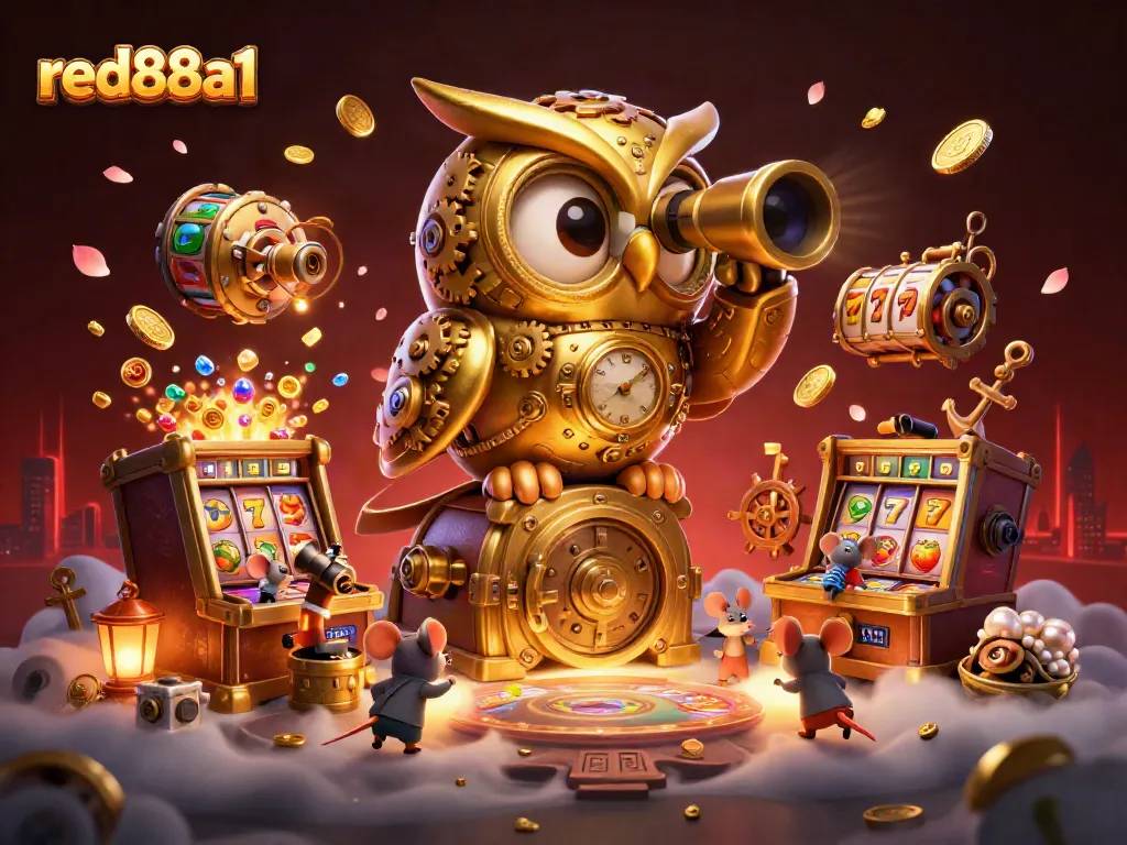 Win big with red88a1's exciting slot games, where golden owls and lucky symbols enhance the thrill.