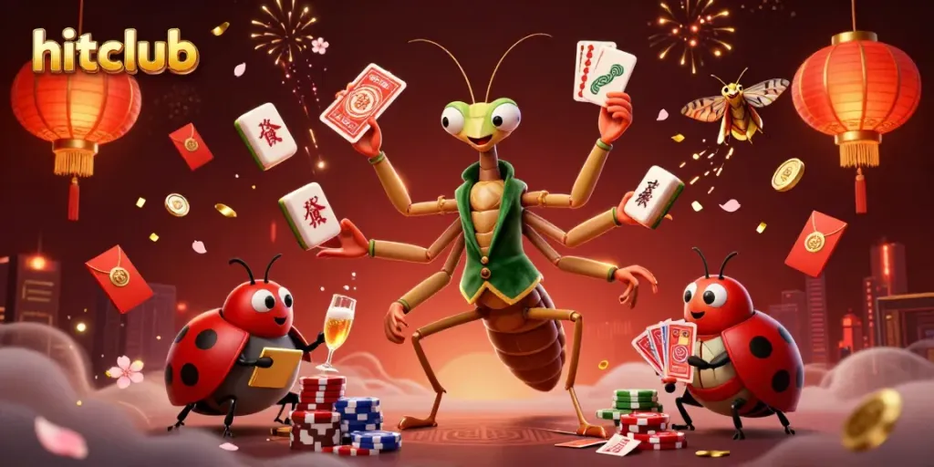Experience the thrill of hitclub casino with a vibrant scene of gaming excitement.